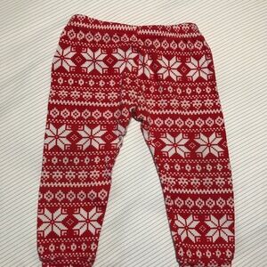 Holiday sweater print baby pants
